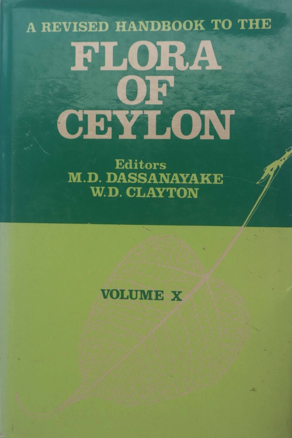 HB30 - A Revised Handbook to the Flora of Ceylon Vol - X